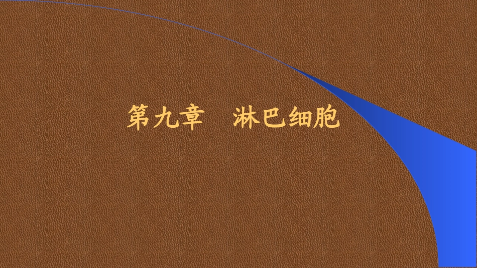 医学免疫学第九章淋巴细胞_第2页