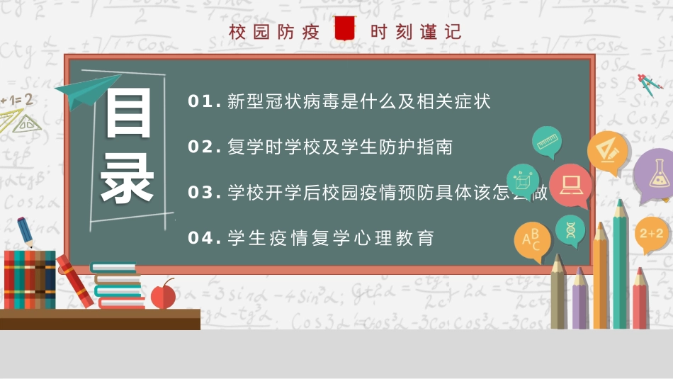疫情过后复课开学校园防疫需知_第2页