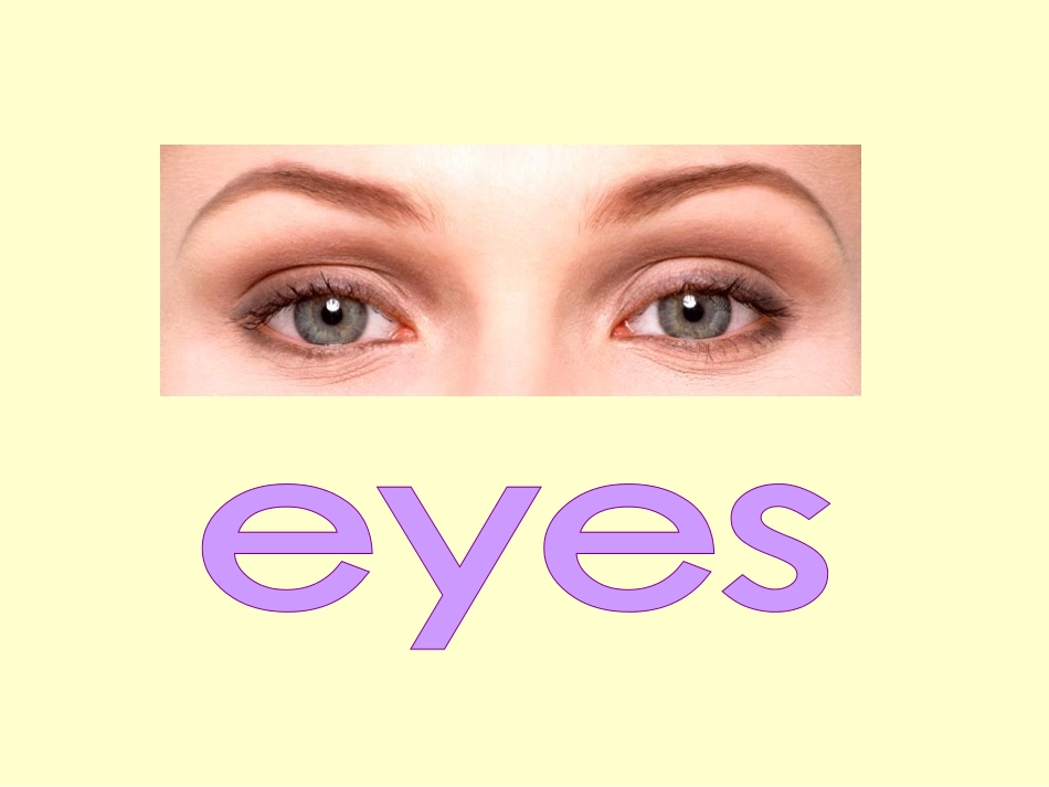 英语五官PPT课件_第3页