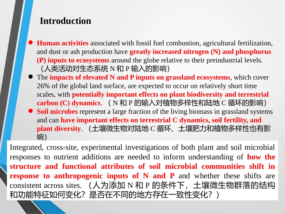 营养物输入下全球草地微生物群落的一致性响应_第3页