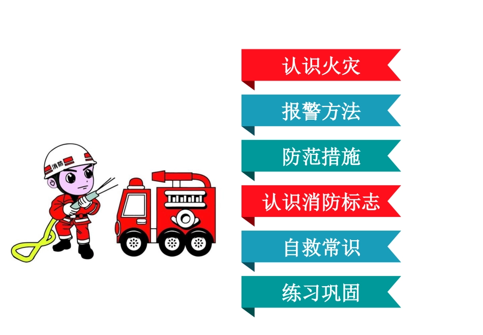 幼小衔接课件消防安全_第2页