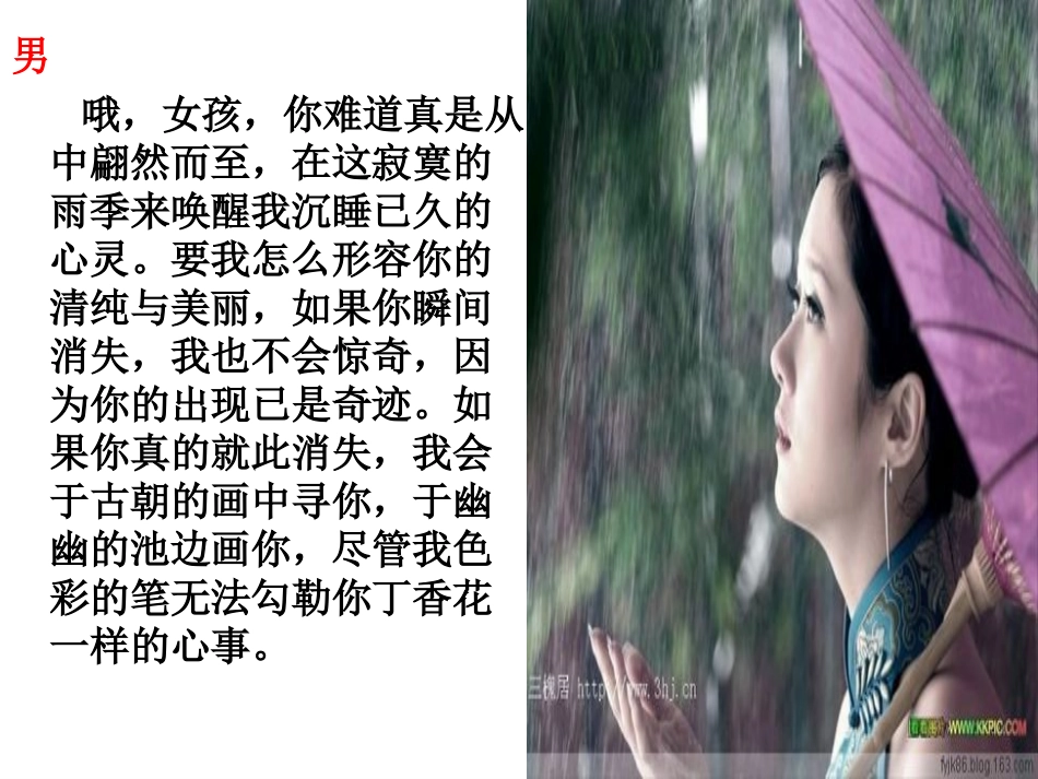 雨巷优秀课件_第3页