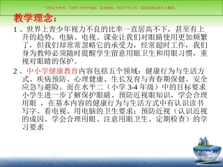 预防近视专题知识讲座课件