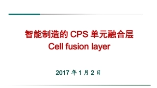 智能制造的CPS融合层解读