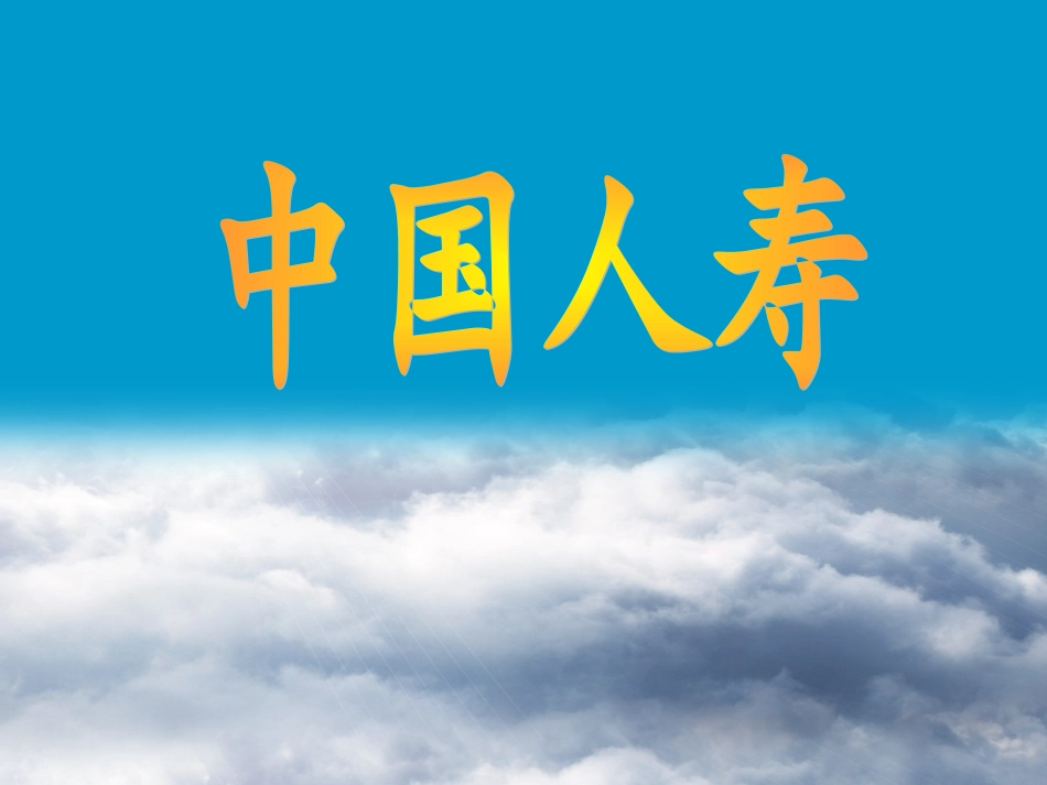 中国人寿财务分析_第1页