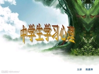 中学生学习心理