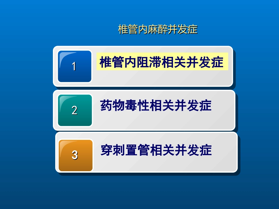 椎管内麻醉并发症_第3页