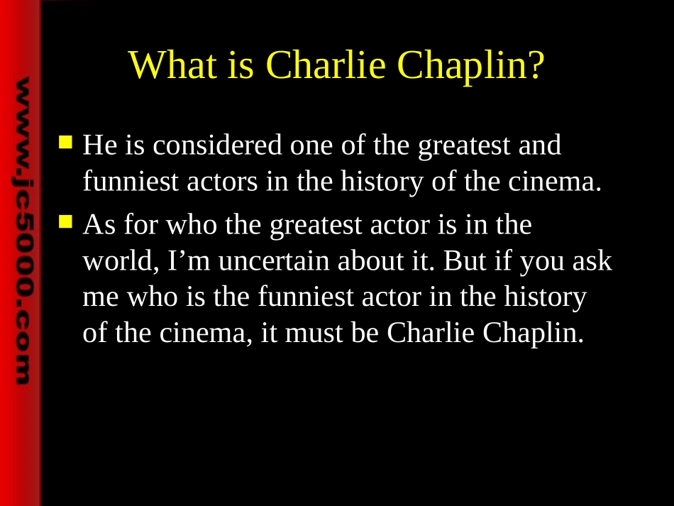 卓别林的介绍课件_第3页