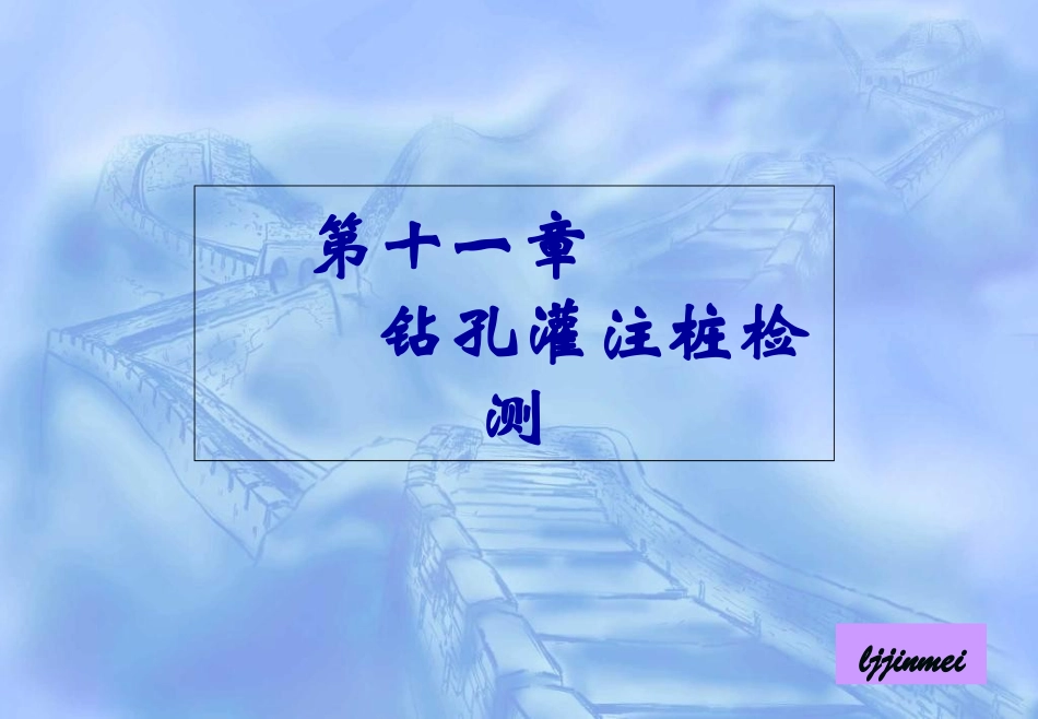 钻孔灌注桩检测_第1页