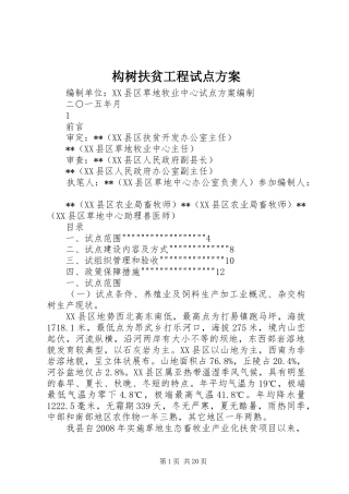 构树扶贫工程试点方案