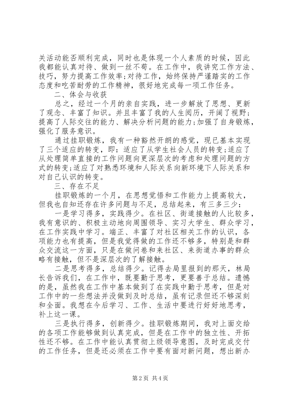 挂职锻炼年终工作总结_第2页