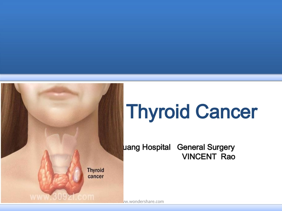 thyroid甲状腺癌全英文简版文档_第1页