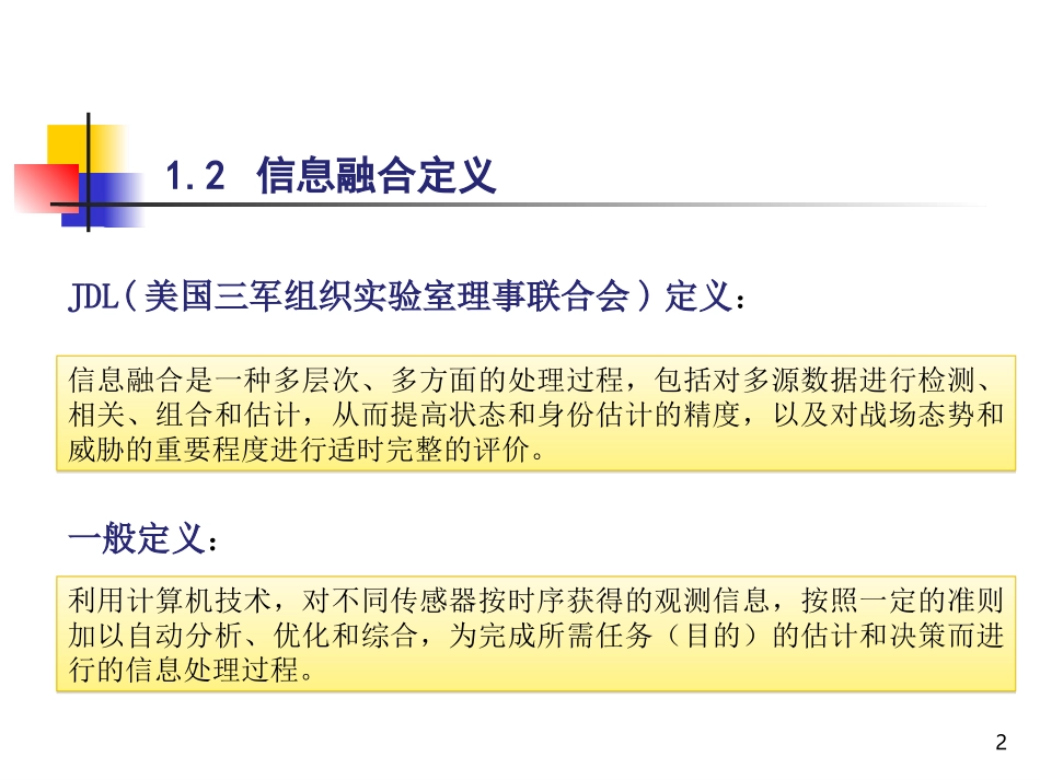 北航多源信息融合课件信息融合概述分析_第2页