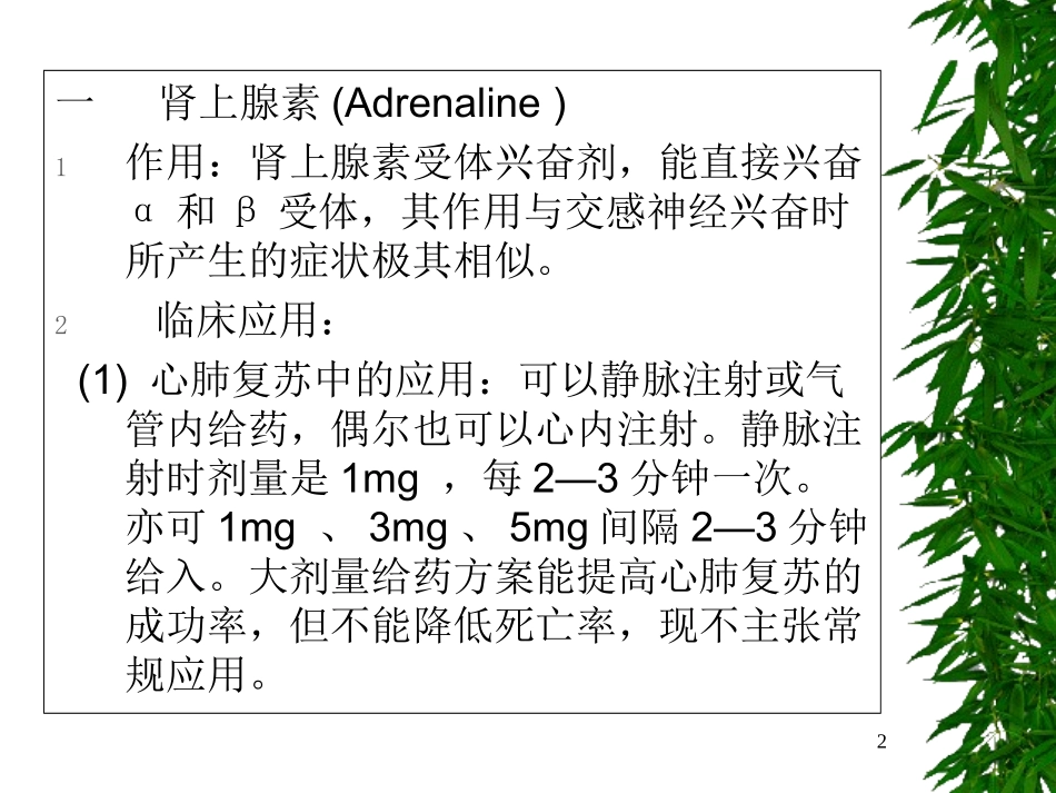 常用急救药物心血管_第2页
