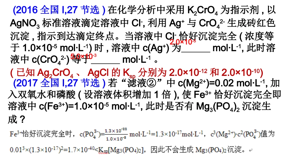 沉淀溶解平衡讲义_第2页