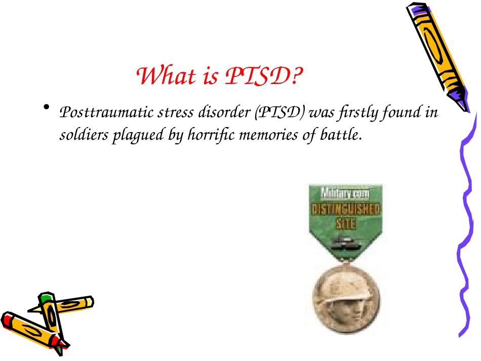 创伤后应激障碍PTSD及其药物治疗精_第2页