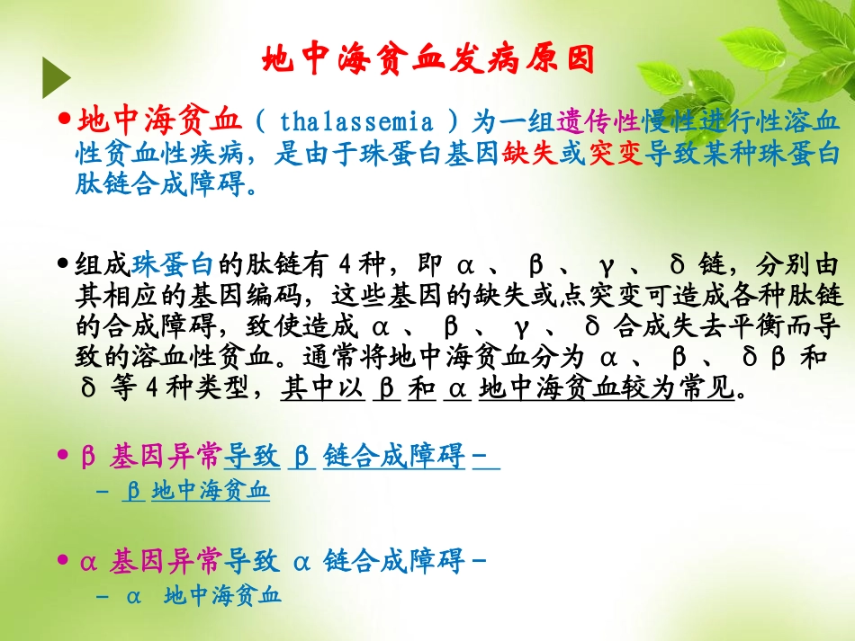 地中海贫血讲义_第3页