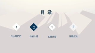 钉钉功能介绍公开版最新