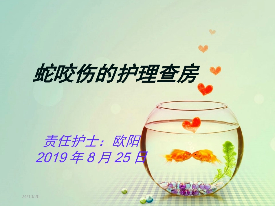 毒蛇咬伤护理查房_第1页