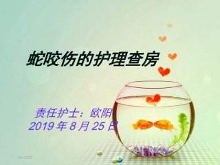 毒蛇咬伤护理查房