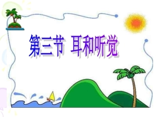 耳的结构和听觉的形成
