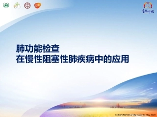 肺功能在慢性阻塞性肺疾病中的应用