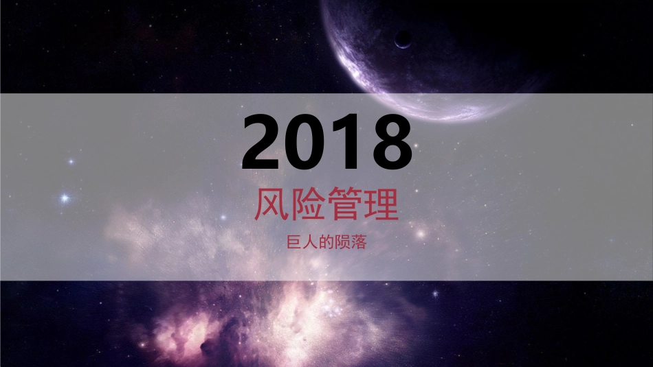 风险管理案例分析巨人集团_第1页