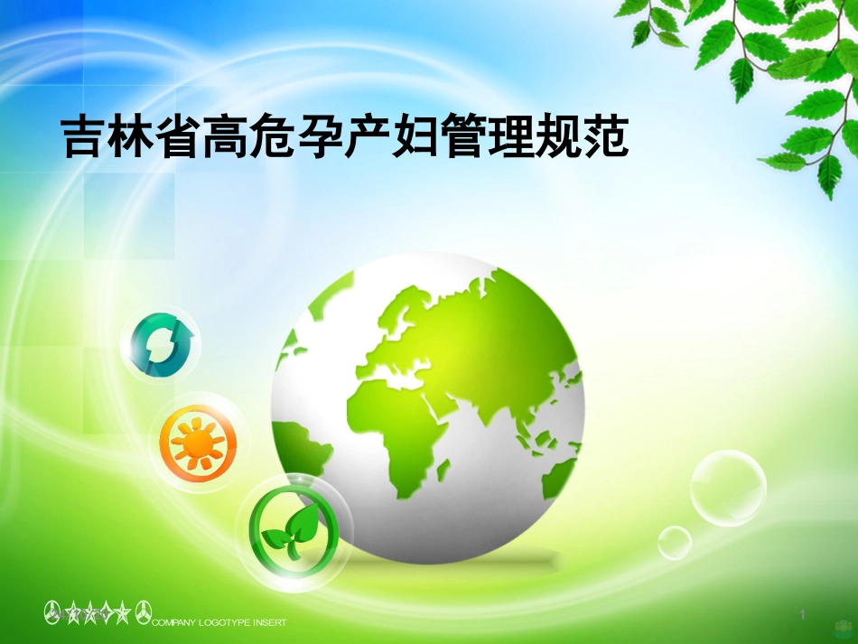 高危孕产妇管理规范课件_第1页