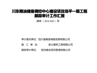 跟踪审计报告