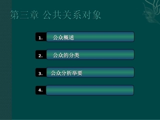 公共关系学自考公共关系对象