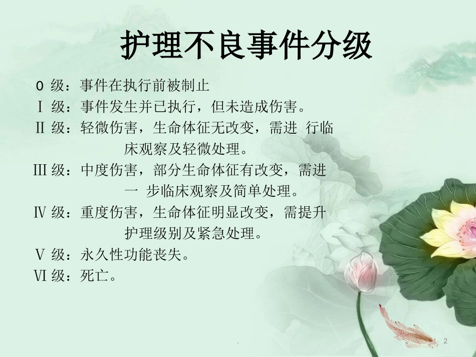 护理不良事件分析讲义_第2页