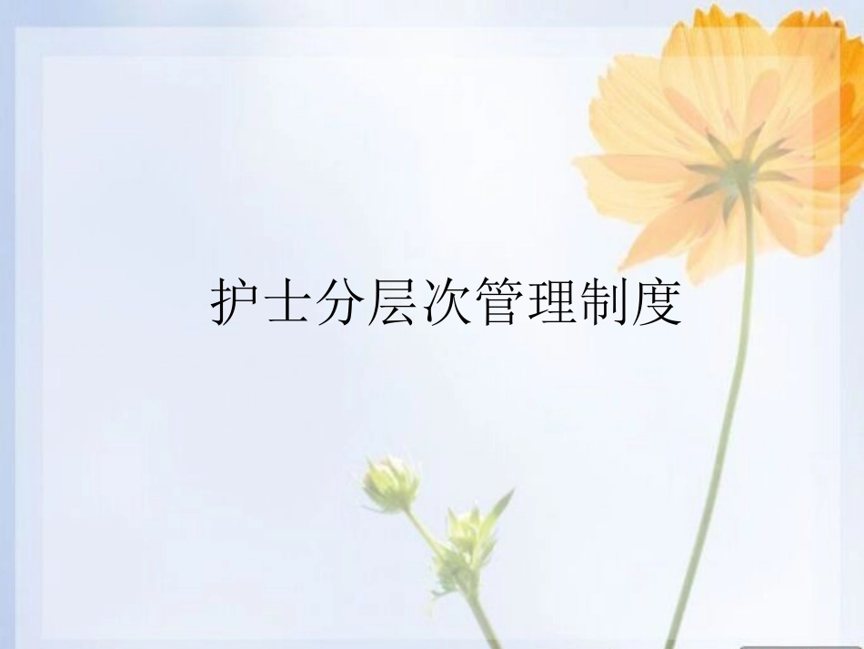 护士分层级管理制度_第1页