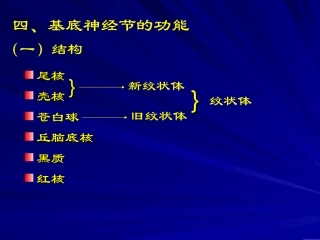 基底神经节功能