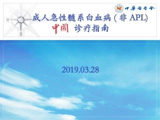 急性髓系白血病中国诊疗指南