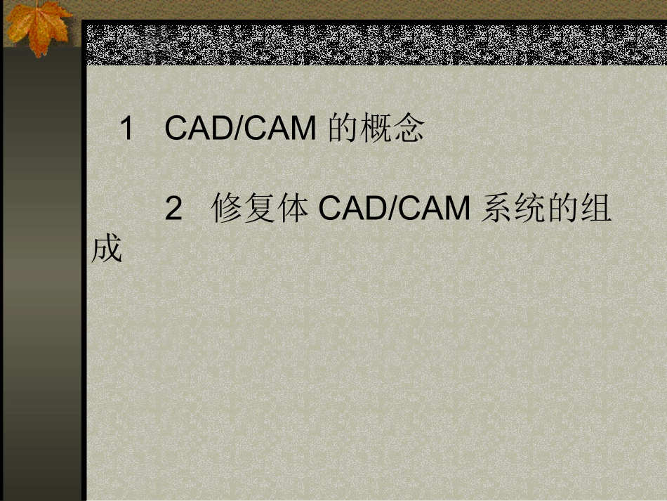 计算机辅助设计和制作义齿_第2页