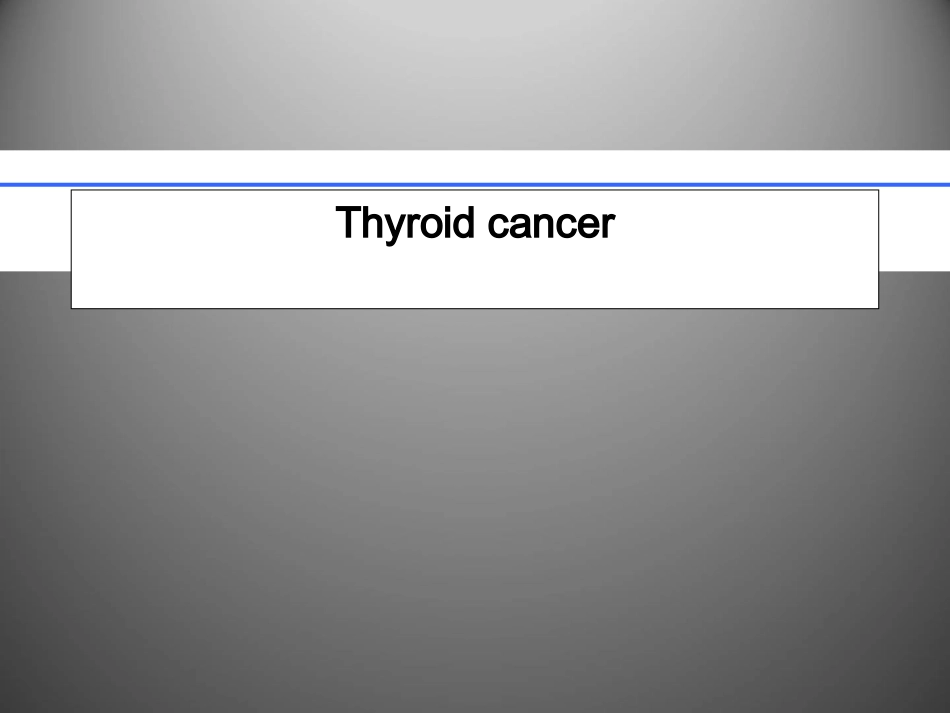 甲状腺癌课件_第1页