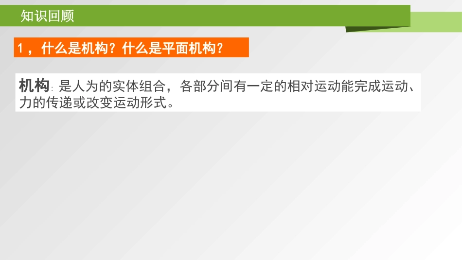 铰链四杆机构的组成及分类课件_第2页