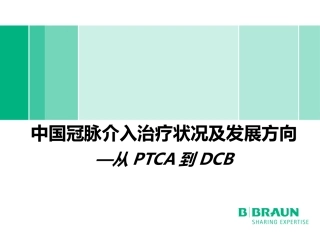 介入无植入从PTCA到DCB