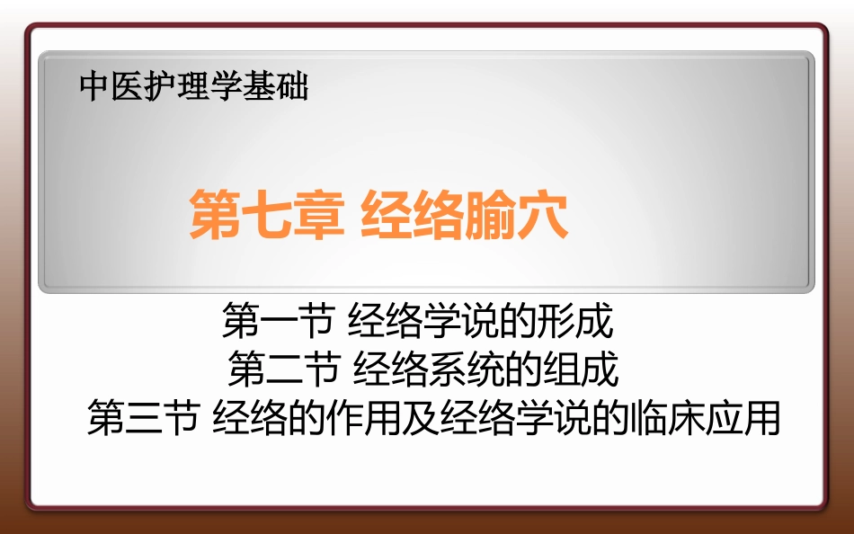 经络腧穴中医护理_第1页