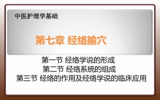 经络腧穴中医护理