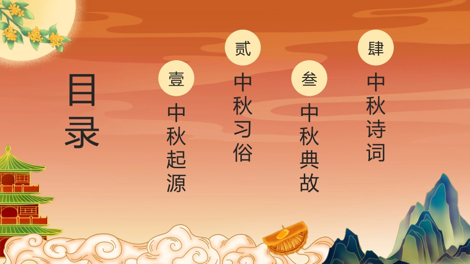 橘色中国传统节日中秋节节日介绍_第2页
