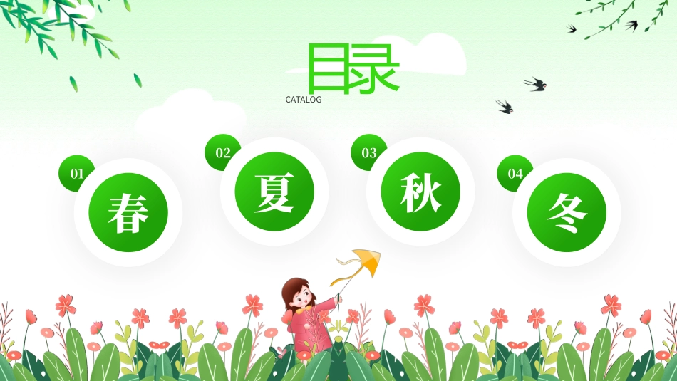 绿色清新风中华四季二十四节气介绍_第2页