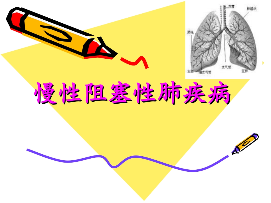 慢性阻塞性肺疾病学习_第1页