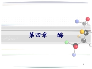 酶的分子结构与功能