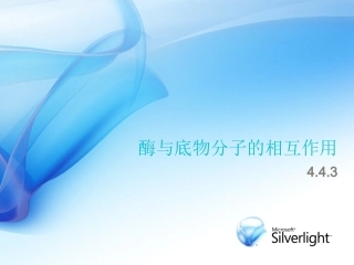 酶及底物分子的相互作用