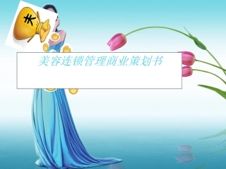 美容连锁公司商业计划书