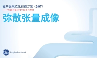 弥散张量成像DTI规范化扫描方案