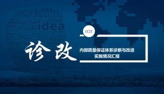 内部质量保证体系诊疗和改进实施方案