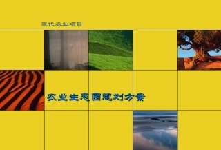 农业园区总体规划方案