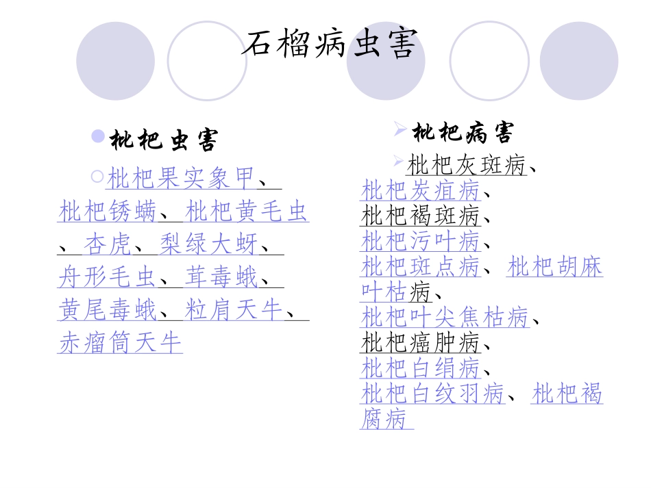 枇杷常见病虫害一览表_第2页